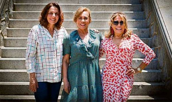 Comédia com Susana Vieira, Arlete Salles e Rosi Campos estreia no Globoplay neste sábado (21) Foto de Rita (Rosi Campos), Nina (Arlete Salles) e Nelita (Susana Vieira) em Amigas de Sorte, no Globoplay
