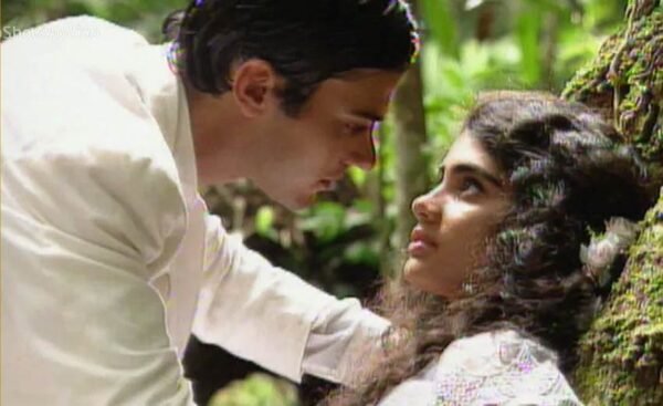 Zé Inocêncio e Maria Santa, na primeira fase de Renascer (Foto: TV Globo) Foto de Renascer, em Globoplay