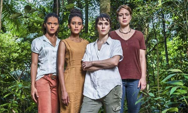 Foto do quarteto de ativistas