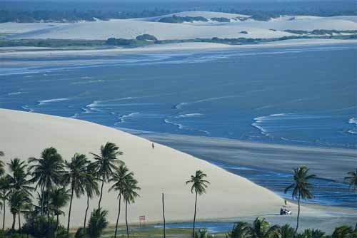 Foto d praia da Malhada, em Jericoacoara