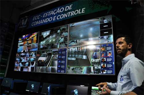 Foto da sala de controla