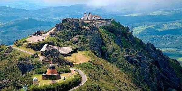 Foto de vista aérea do Santuário