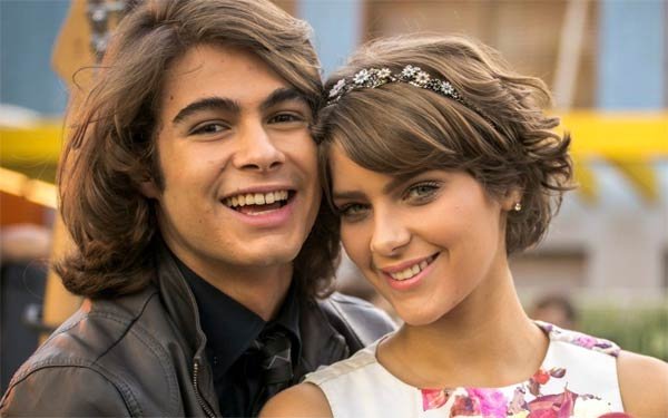 Foto de Rafael Vitti (Pedro) e Isabella Santoni (Karina)