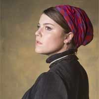 (Foto: TV Globo/Órfãos da terra) Foto de Dalila (Alice Wegmann)